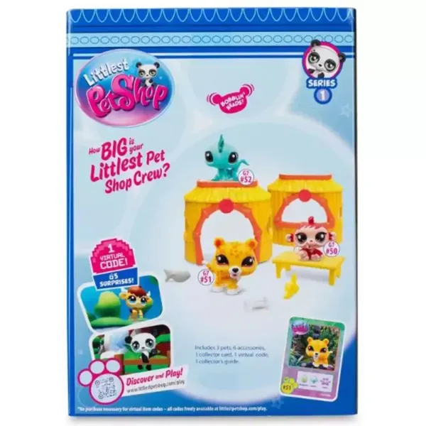Littlest Pet Shop: 3dílný balíček figurek série 1 - Džungle obrázek 3