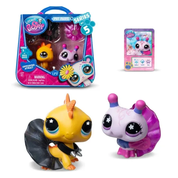 Littlest Pet Shop: Balíček se dvěma figurkami S5 - Včelka a leguán obrázek 2