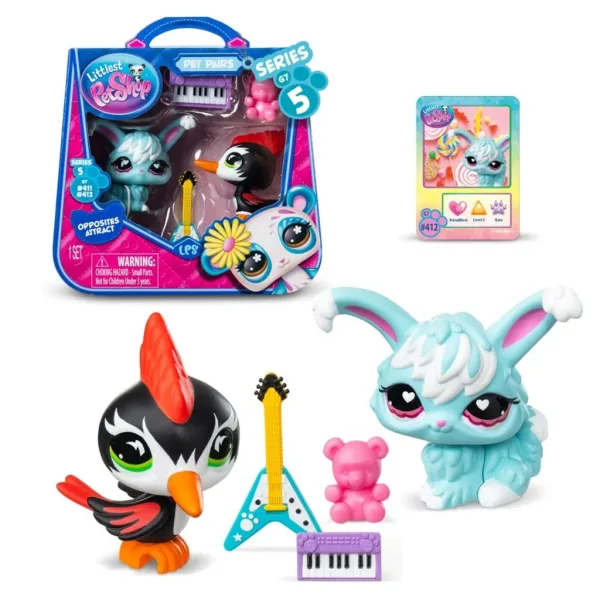 Littlest Pet Shop: Dvojité balení figurek S5 - Datel a králík obrázek 2