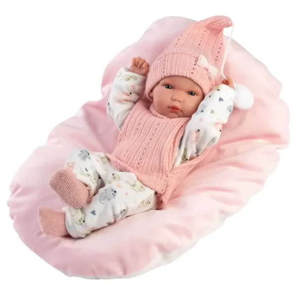 Llorens: Bimba novorozenec s polštářkem 35 cm obrázek 3