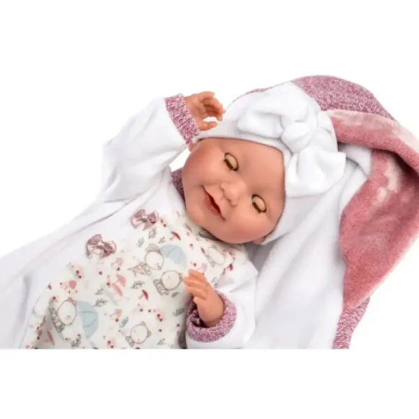 Llorens: Heidi Llorana 42cm plačící novorozeně s dekou obrázek 4