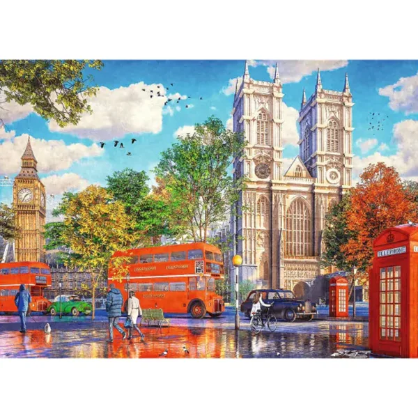 Londýnská ulice - prémiové puzzle 1000 dílků - Trefl obrázek 2