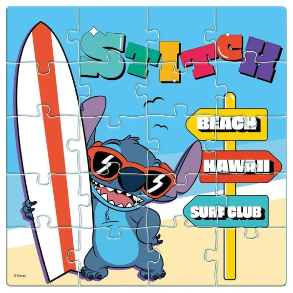 Luna: Disney Lilo a Stitch, magnetické puzzle s motivem, 3x20 dílků obrázek 3