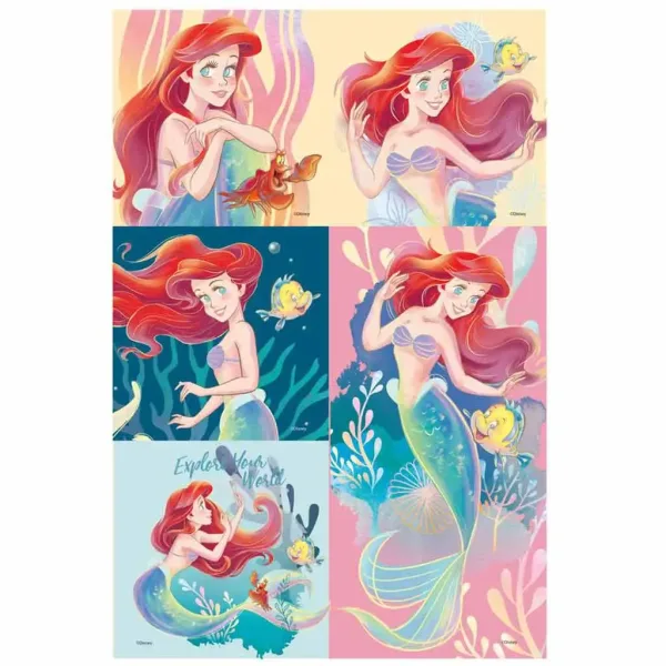 Luna: Disney Princezny - Ariel psací sada v PVC tašce obrázek 4