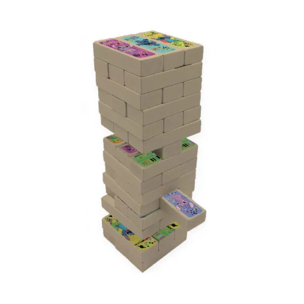 Luna: Disney Stitch 3v1 stolní hra – Jenga, Domino a Pexeso obrázek 2