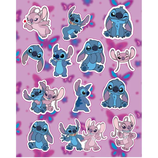 Luna: Disney Stitch Art Set omalovánka s 6 fixami a samolepkami obrázek 2