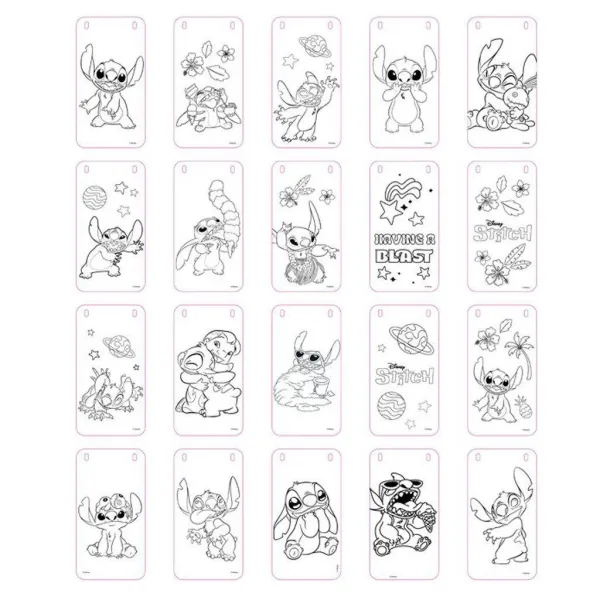 Luna: Kreativní sada na vybarvování Stitch, 27 ks obrázek 4