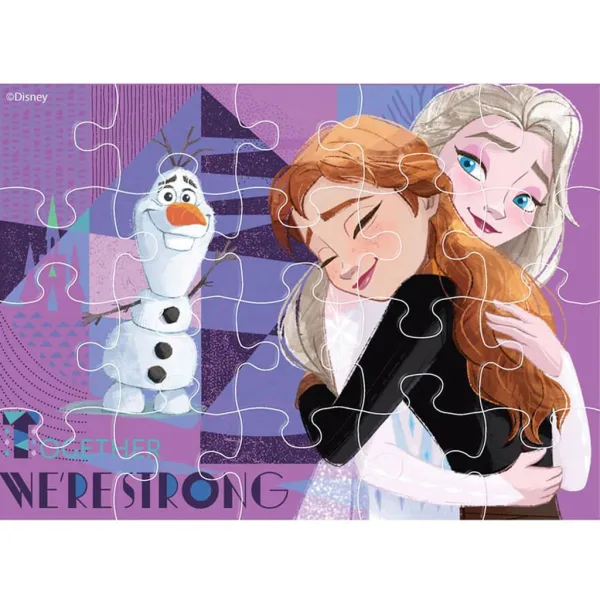 Luna: Ledové království 4v1 puzzle set obrázek 4