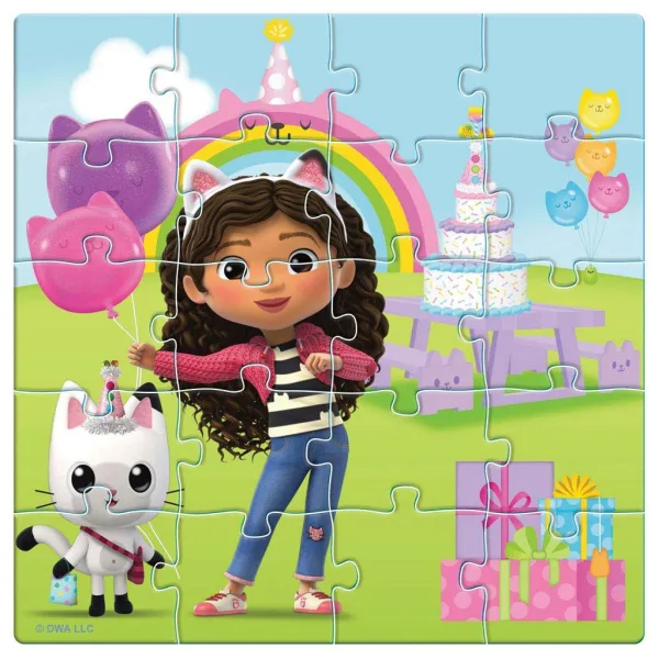Luna: Magnetické puzzle Gabiin domeček, vzorované, 3×20 ks obrázek 3