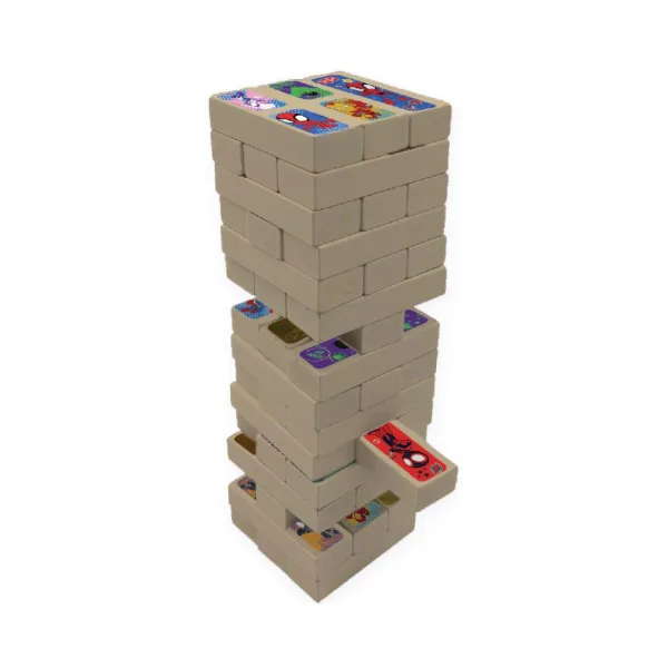 Luna: Marvel Spidey 3v1 společenská hra – Jenga, Domino a Pexeso obrázek 2