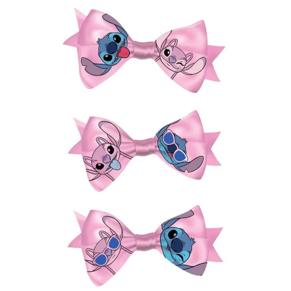 Luna: Sada 3 sponiek do vlasů s mašlí Lilo & Stitch obrázek 2