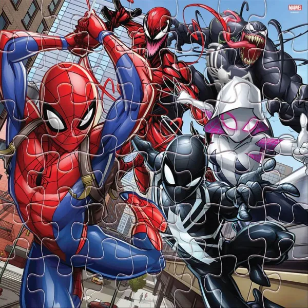 Luna: Spider-Man omalovánkové puzzle, 42 dílků obrázek 2