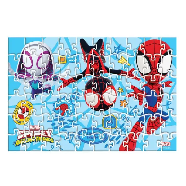 Luna: Spidey 2v1 60dílné puzzle a figurka Pókimuže obrázek 2