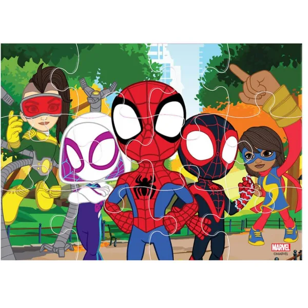 Luna: Spidey 4 v 1, puzzle s 12-15-20-24 dílky obrázek 2