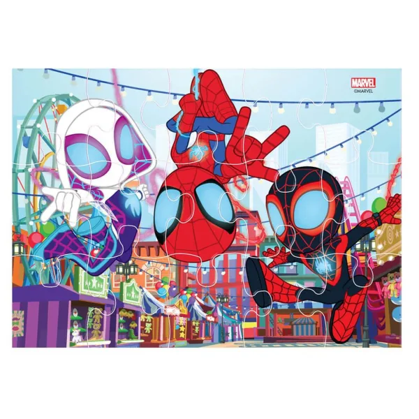Luna: Spidey 4 v 1, puzzle s 12-15-20-24 dílky obrázek 3
