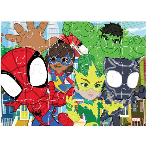 Luna: Spidey 4 v 1, puzzle s 12-15-20-24 dílky obrázek 5