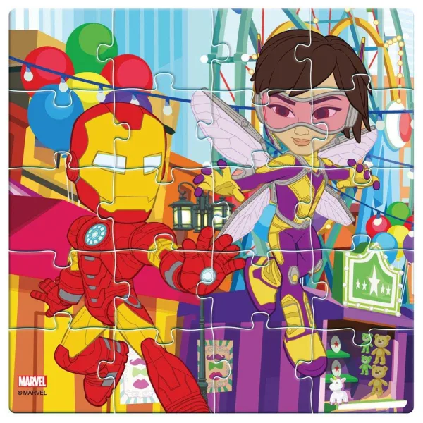 Luna: Spidey a jeho přátelé - magnetické puzzle s motivem, 3x20 dílků obrázek 2