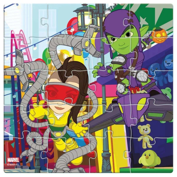 Luna: Spidey a jeho přátelé - magnetické puzzle s motivem, 3x20 dílků obrázek 3