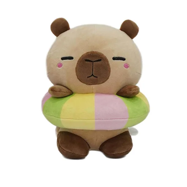 Luna: Squishcuties kapybara plyšák v barevném donutu 21 cm obrázek 2