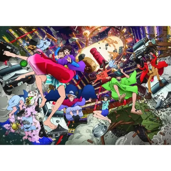 Lupin+III+1500dílná+kompaktní+skládačka+-+Clementoni obrázek 2