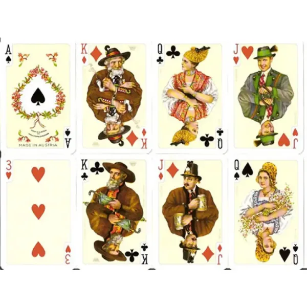 Luxusní římské karty - Folklore 2x55 karet - Piatnik obrázek 2
