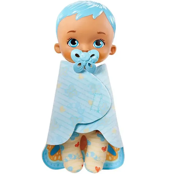 Můj Zahradní Miminko: Roztomilé Modré Motýlkové Miminko 23cm - Mattel obrázek 3