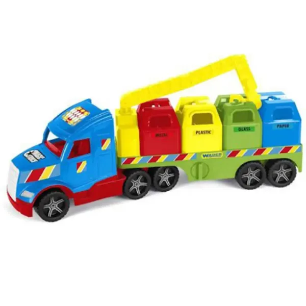 Magic Truck: Sběrné auto na tříděný odpad 80 cm - Wader obrázek 3