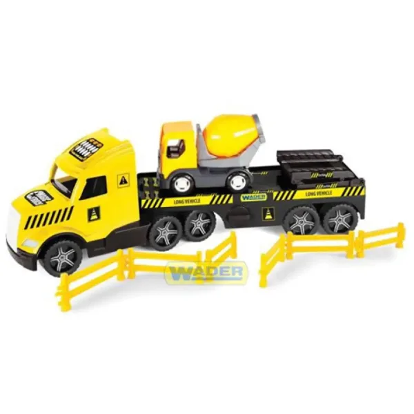 Magic Truck Technic mixér kamion s betonovou míchačkou 79cm - Wader obrázek 2