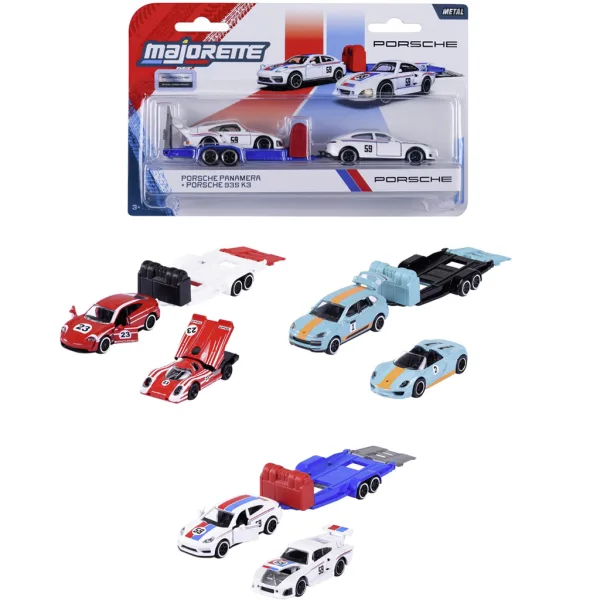 Majorette: Porsche Motorsport autíčko s přívěsem, různé varianty, 1 ks - Simba Toys obrázek 1