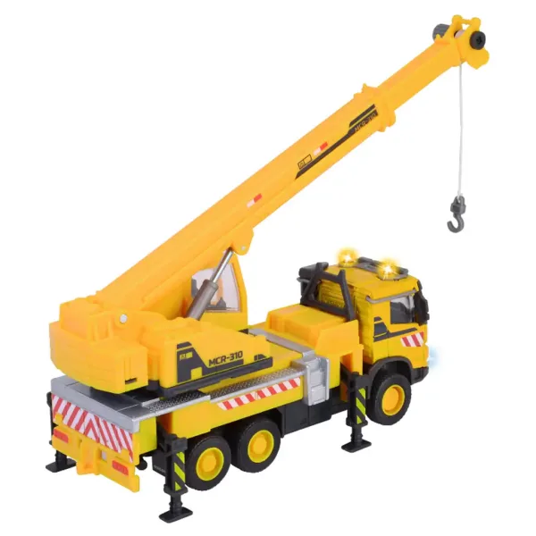 Majorette: Volvo jeřábový nákladní automobil se světlem a zvukem 22 cm - Simba Toys obrázek 3