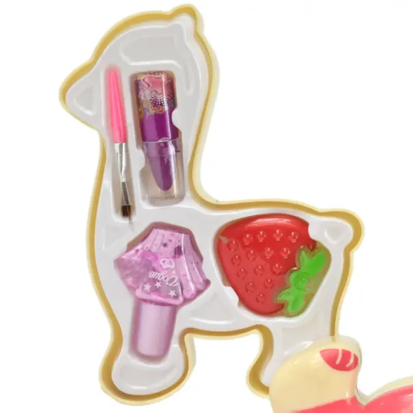 Make-up sada: Třípatrová paleta na líčení ve tvaru lamy obrázek 5