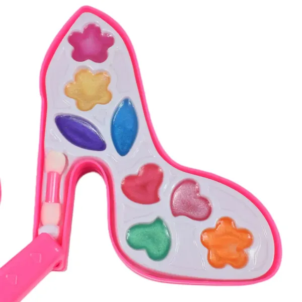 Makeup Set: Kosmetická paleta ve tvaru vysokých podpatků s krémovými make-upy obrázek 4