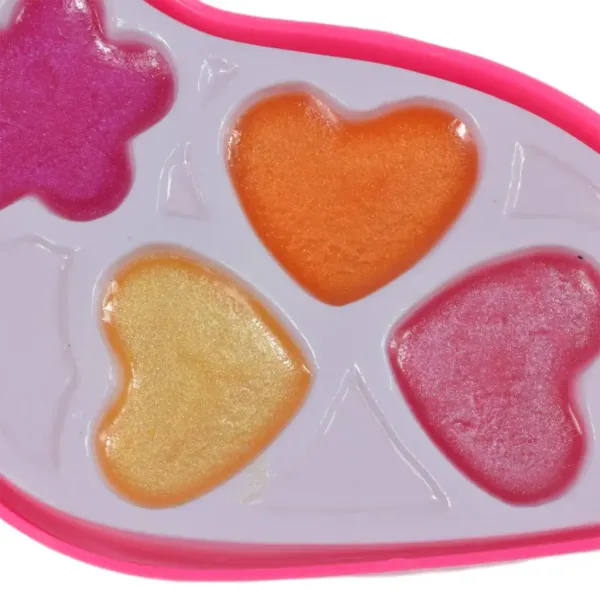 Makeup Set: Kosmetická paleta ve tvaru vysokých podpatků s krémovými make-upy obrázek 6