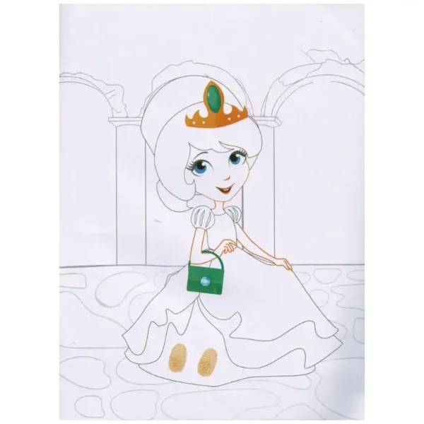 Maluj prstem - Princezny obrázek 3