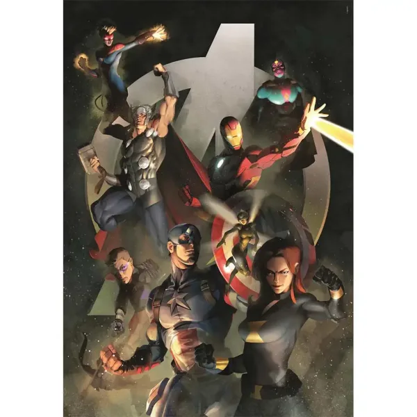 Marvel: Avengers 1000 dílků Compact puzzle 70x50cm - Clementoni obrázek 2