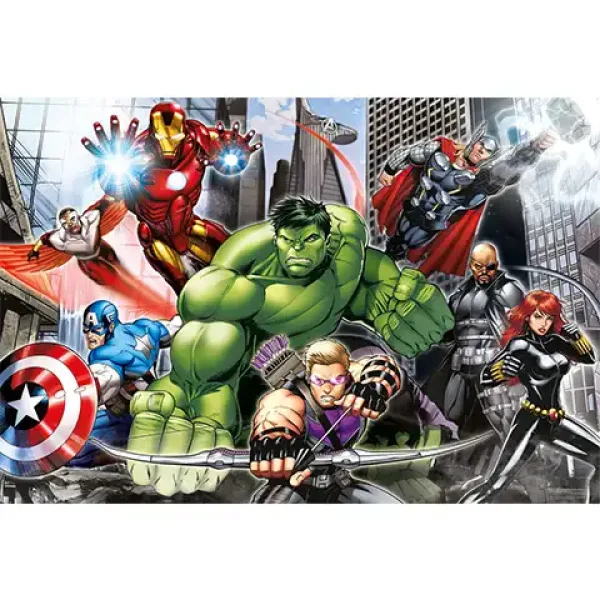 Marvel Avengers 104dílné Maxi Puzzle - Clementoni obrázek 2