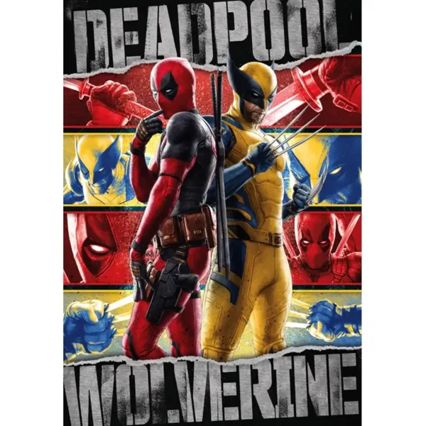 Marvel: Deadpool a Wolverine 1000dílné puzzle - Clementoni obrázek 2