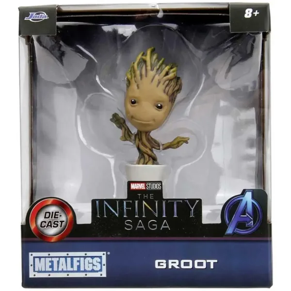 Marvel: Groot prémiová kovová akční figurka 10 cm - Jada Toys obrázek 4