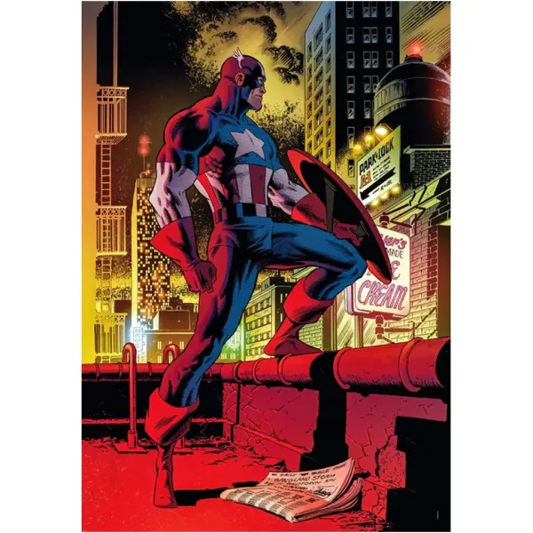Marvel: Kapitán Amerika 1000dílné puzzle - Clementoni obrázek 2