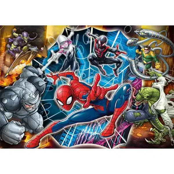 Marvel Spider-Man a jeho protivníci 104dílné Maxi Puzzle - Clementoni obrázek 2