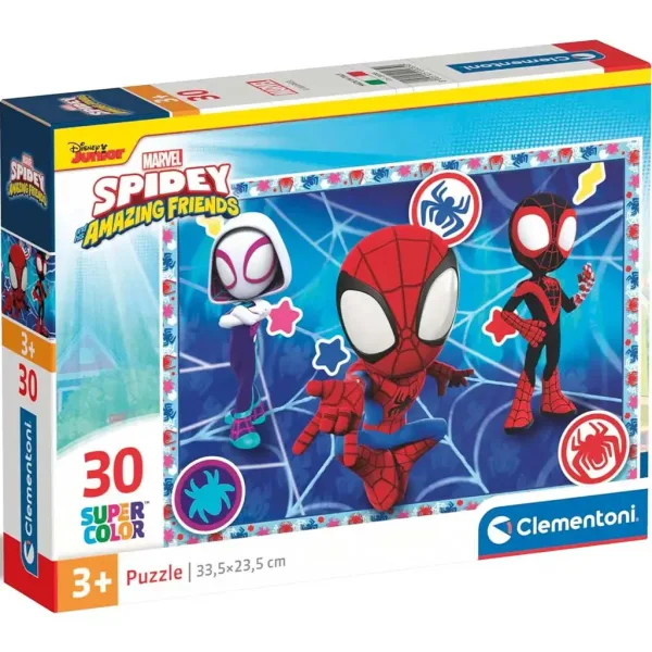 Marvel Spidey 30dílné Supercolor puzzle - Clementoni obrázek 1