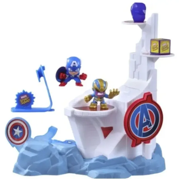 Marvel Stunt Squad: Soubojová sada Kapitána Ameriky proti Thanosovi - Hasbro obrázek 2