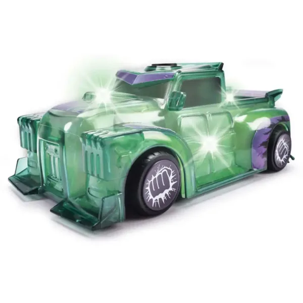 Marvel: Světelný hrdina Hulk vozidlo se světelnými a zvukovými efekty - Jada Toys obrázek 3
