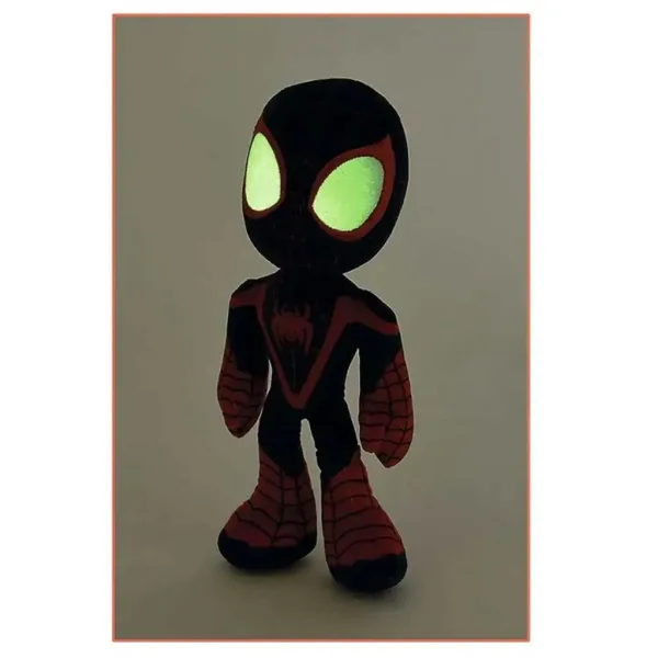 Marvel: Úžasní přátelé - Plyšový Spiderman Miles Morales s očima svítícíma v temnotě 25cm obrázek 3