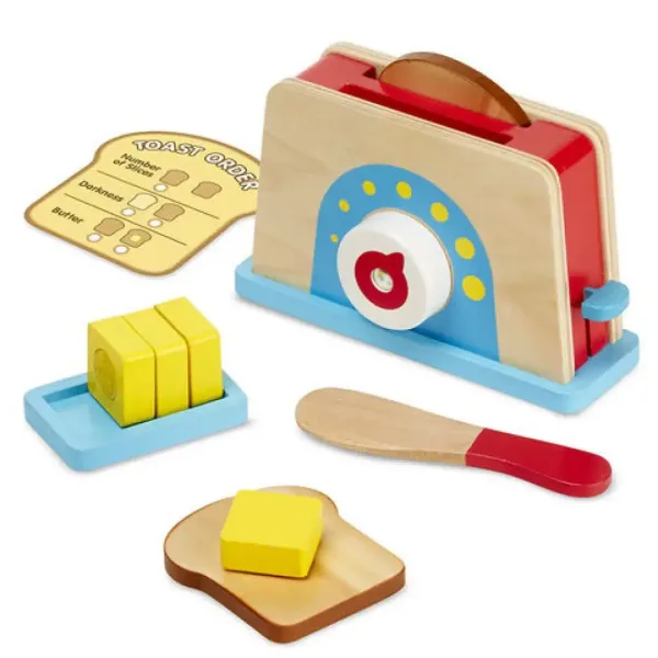 Máslo a topinkový dřevěný hrací set - Melissa & Doug obrázek 2