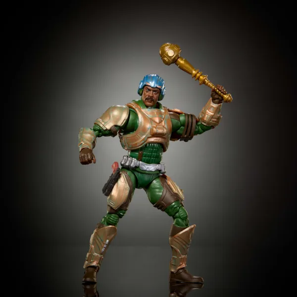 Masters of the Universe: Obránci vesmíru Men-At-Arms obrněná akční figurka s doplňky 16,5 cm - Mattel obrázek 3