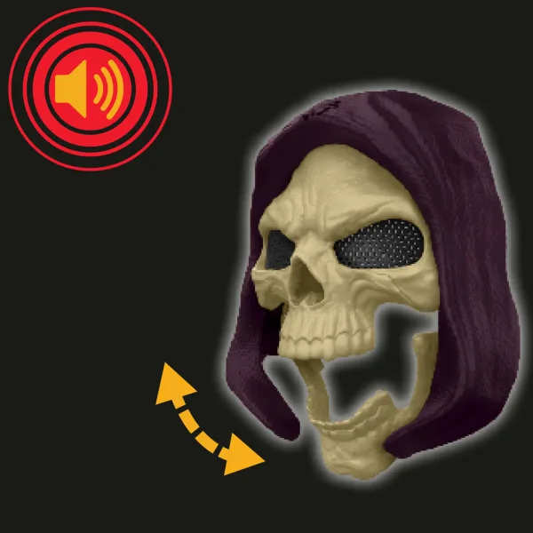 Masters of the Universe: Obránci vesmíru Skeletor – svítící maska s efektem zvuku - Mattel obrázek 3