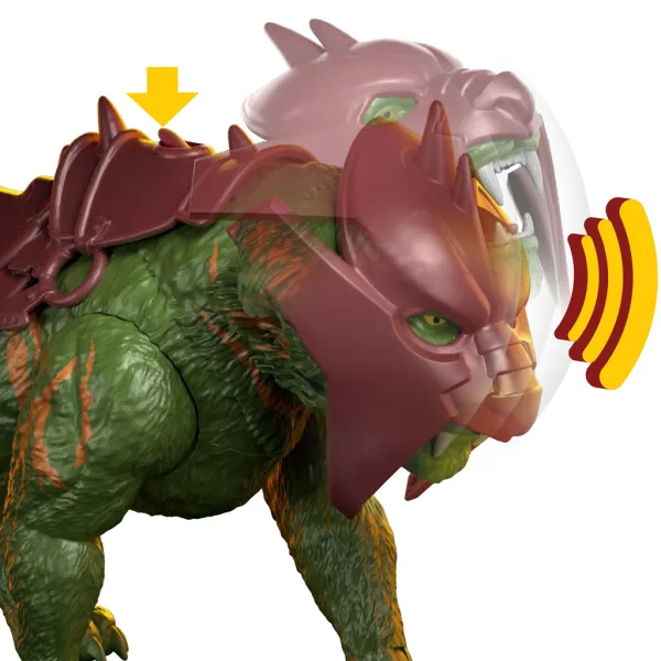 Masters of the Universe: Ochránci vesmíru Battle Cat figurka se zvukem a bojovou funkcí - Mattel obrázek 3
