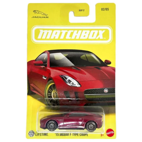 Matchbox: Ikonický model 2015 Jaguar F-Type Coupe 1/64 - Mattel obrázek 1