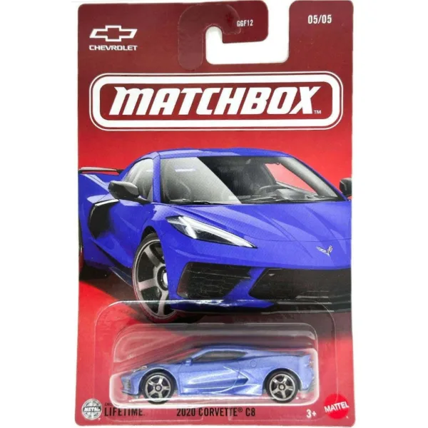 Matchbox: Ikonický model vozu 2020 Corvette C8 v měřítku 1/64 - Mattel obrázek 1